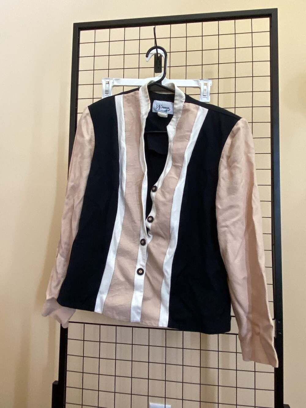 D.J. Summers Vintage Colorblock Button-Up Jacket